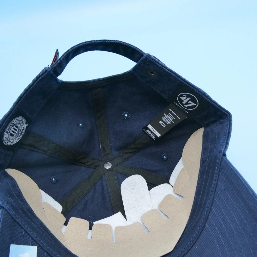 '47 Hat Youth One Size‎ Clean Up Auburn Tigers Navy Blue Cotton Adjustable Cap